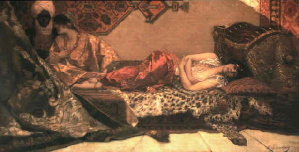 Jean-Joseph Benjamin-Constant Odalisque China oil painting art